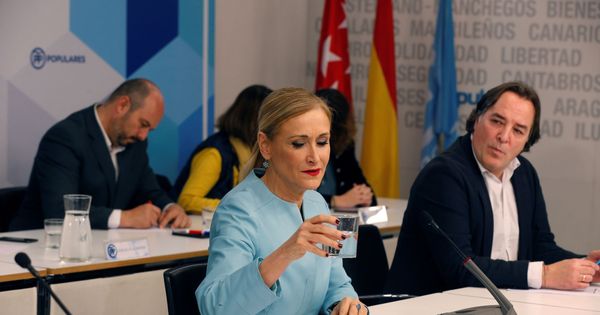 Foto: Cristina Cifuentes, durante una reunión del comité ejecutivo del PP de Madrid. (EFE)