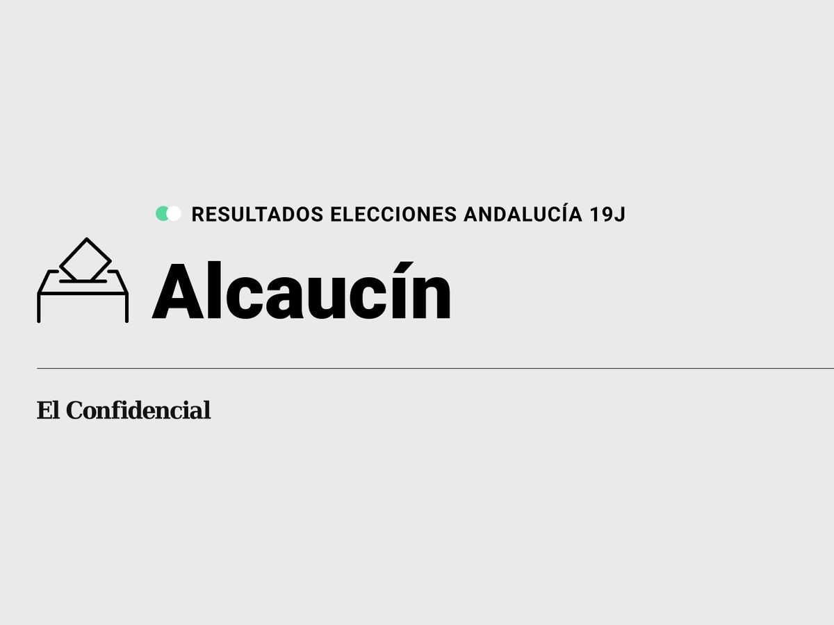 Foto: Resultados en Alcaucín, Málaga, de las elecciones de Andalucía 2022 este 19-J (C.C./Diseño EC)