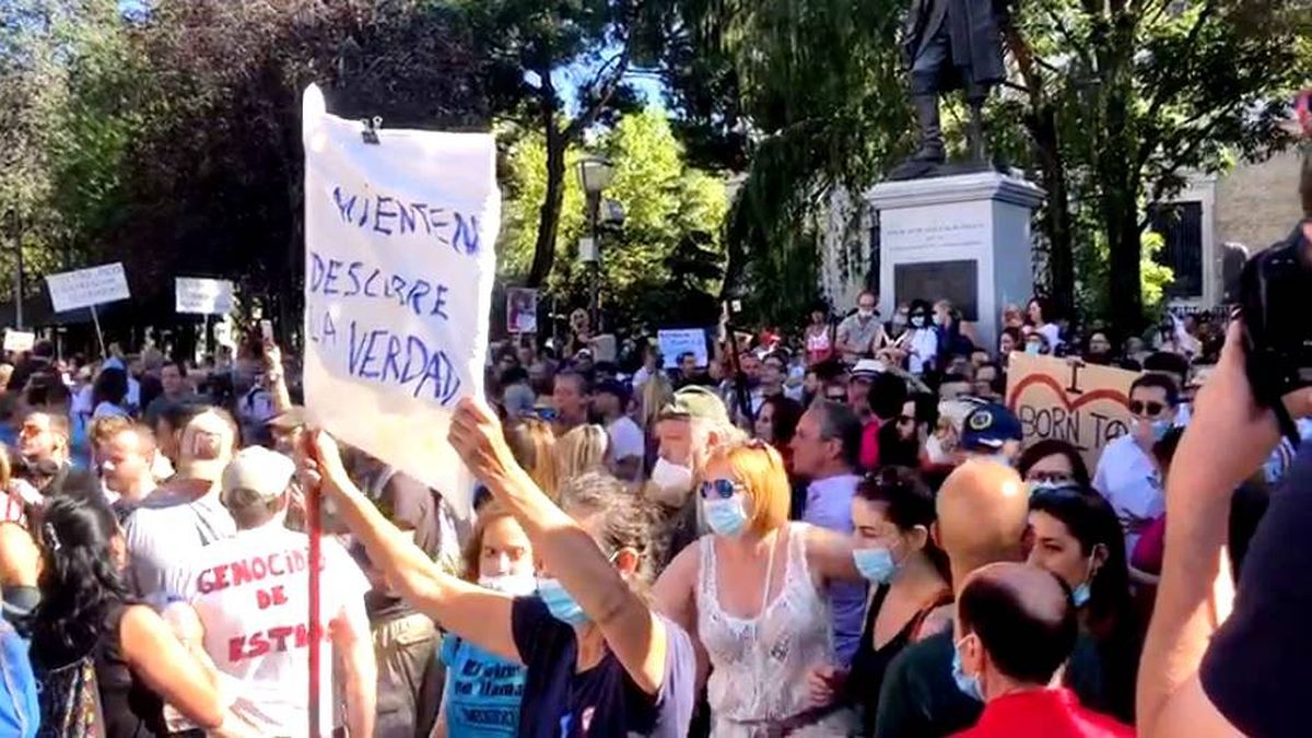 Delegación del Gobierno en Madrid investigará la manifestación negacionista