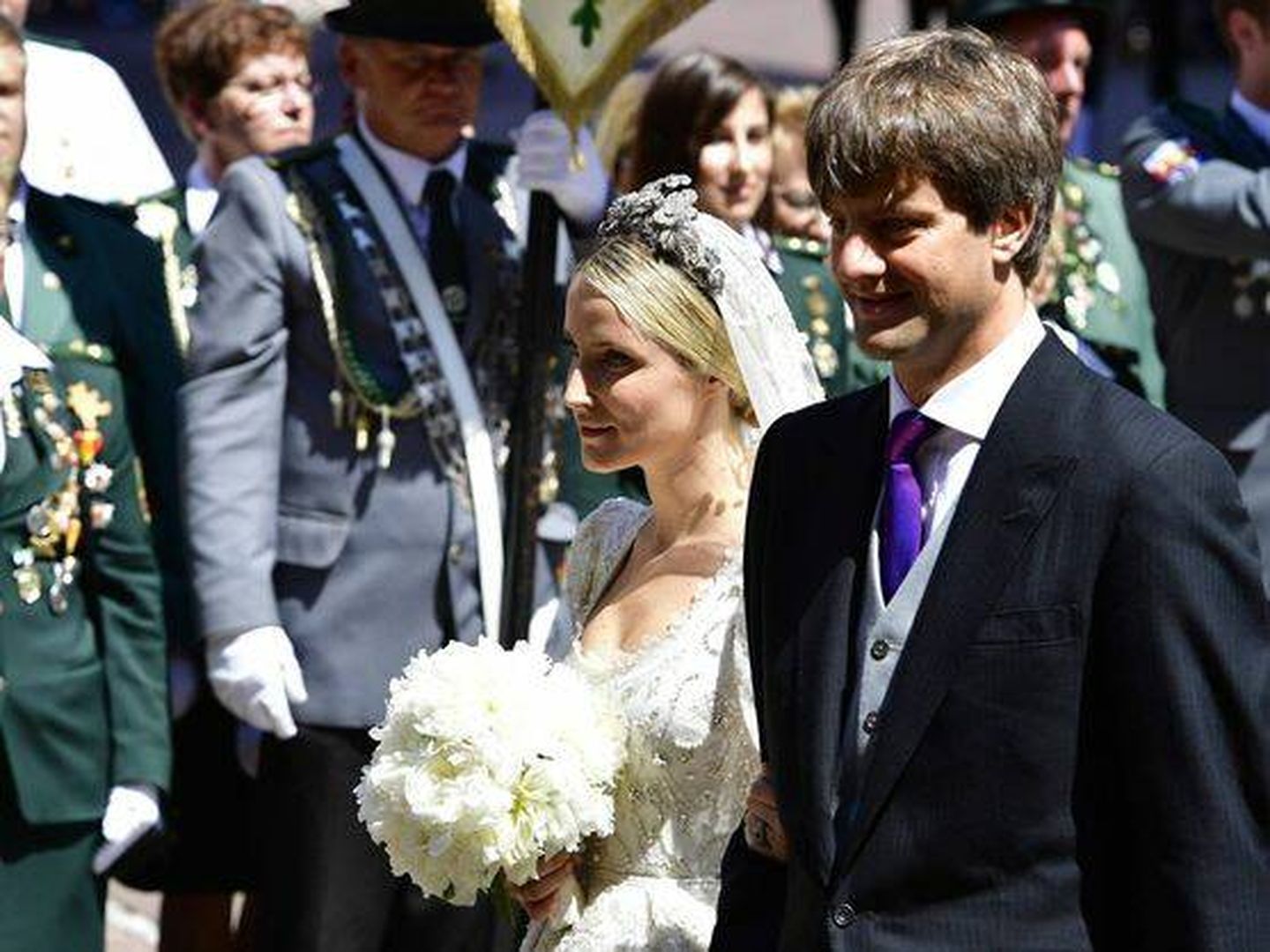 Ernesto de Hannover Jr., el día de su boda con Ekaterina Malysheva. (Getty)
