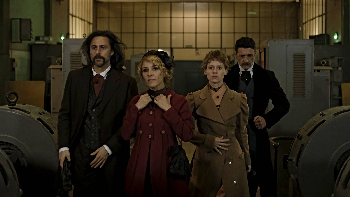 Imagen de los protagonistas de 'El Ministerio del Tiempo'. (TVE)