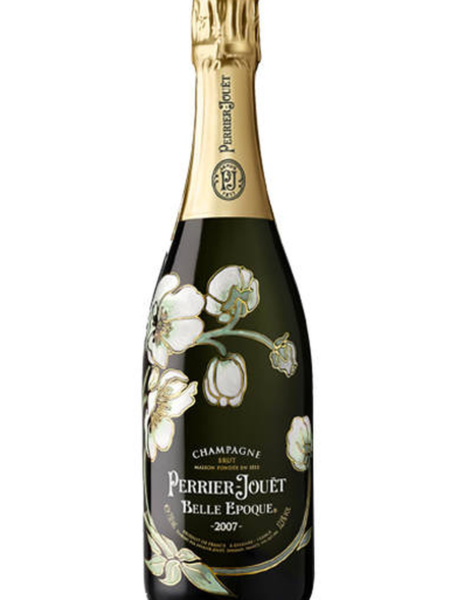 La botella Belle Époque de Perrier-Jouët.