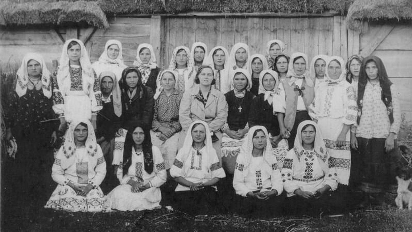 La Unión de mujeres ucranianas en el pueblo de Vyriv. Fuente: Wikipedia