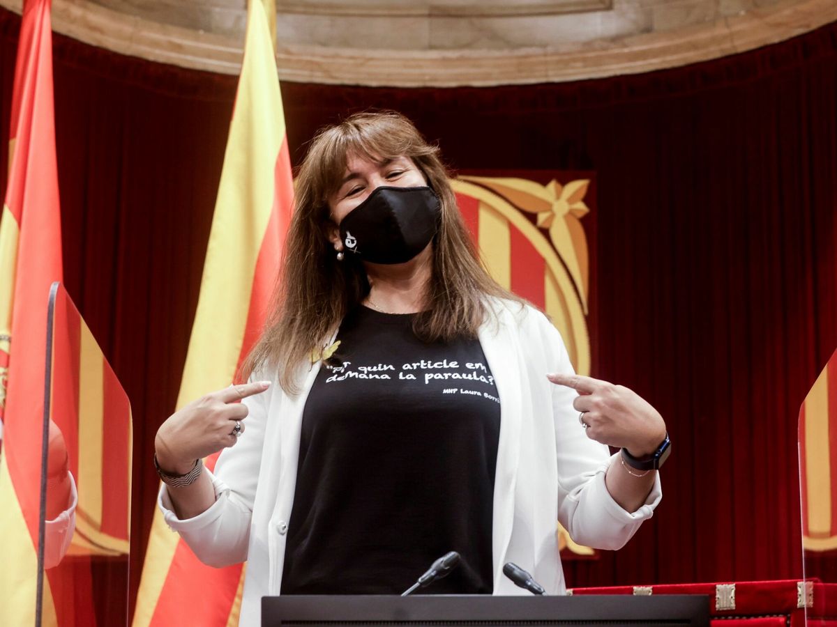 Foto: La presidenta del Parlament, Laura Borrás. (EFE)
