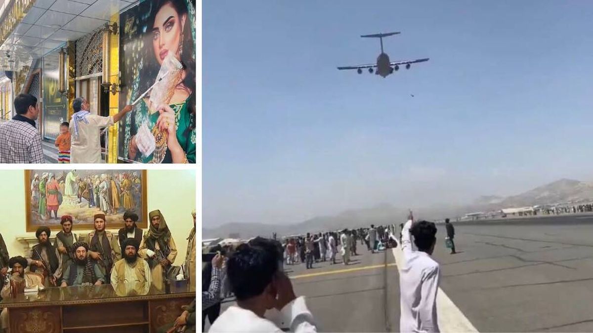 Caos, evacuaciones, borrado de la mujer... Las imágenes de la toma de Afganistán