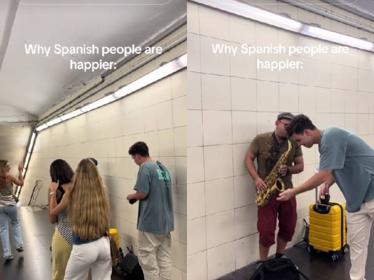 Foto: Esta joven alemana cuenta cuál es para ella el motivo por el que los españoles "son más felices". (TikTok/@kimcwk)