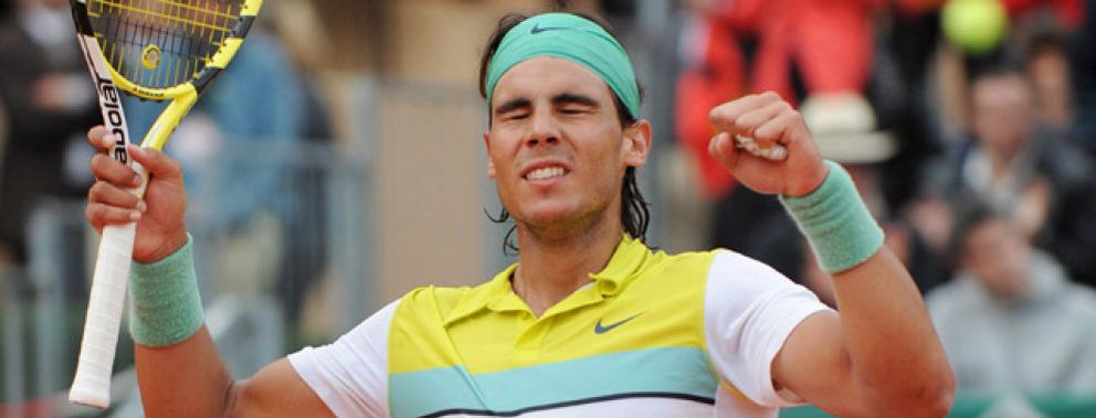 Foto: Rafa Nadal barre a Andy Murray