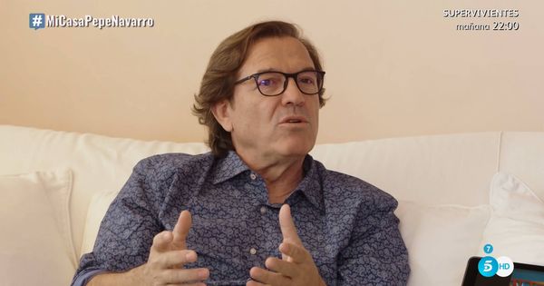 Foto: Pepe Navarro conversa con Bertín Osborne en Telecinco. (Mediaset España)