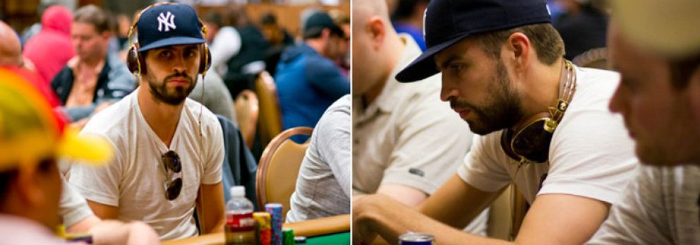 Foto: Gerard Piqué, 'pillado' en las Series Mundiales de Póker en Las Vegas