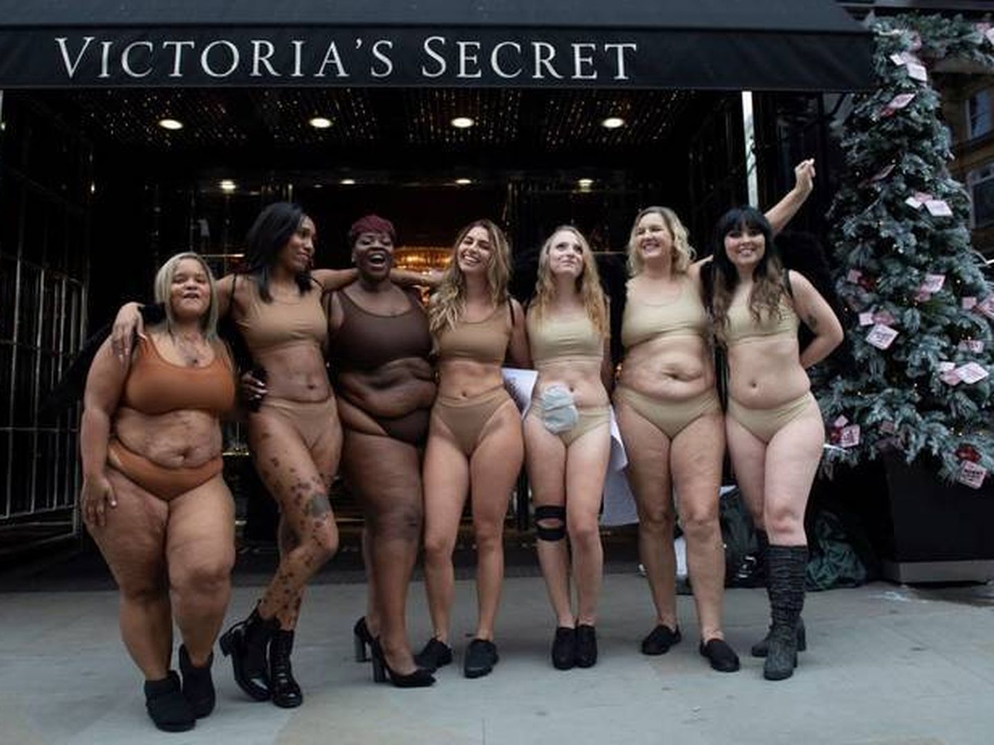 La campaña de mujeres contra Victoria's Secret. (EFE)