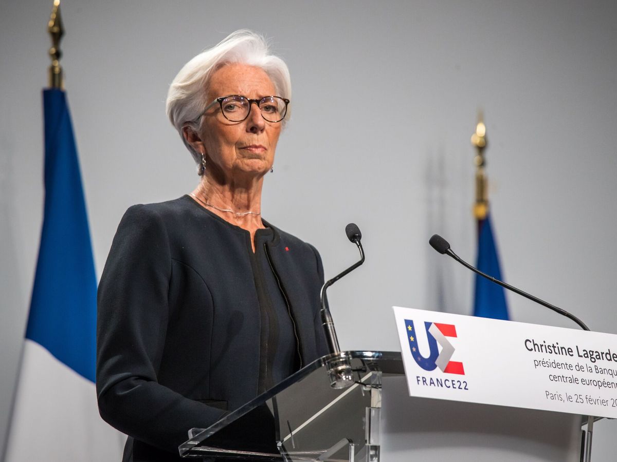 Foto: Christine Lagarde, presidenta del BCE. (EFE/Petit Tesson)
