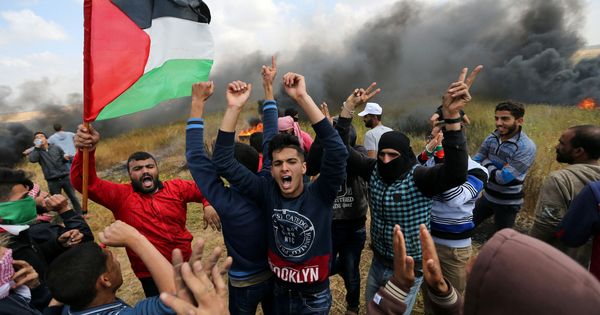 Foto: Protestas en la frontera de Gaza e Israel. (Reuters)