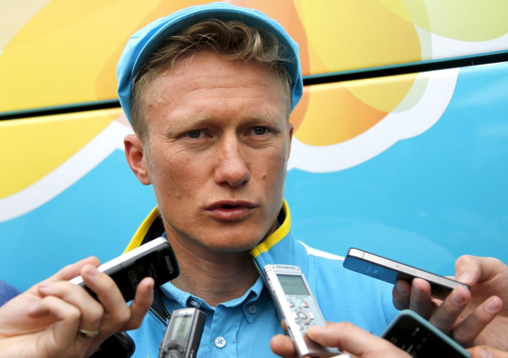 Foto: Vinokourov no encuentra relación entre su equipo y los casos de dopaje (EFE).