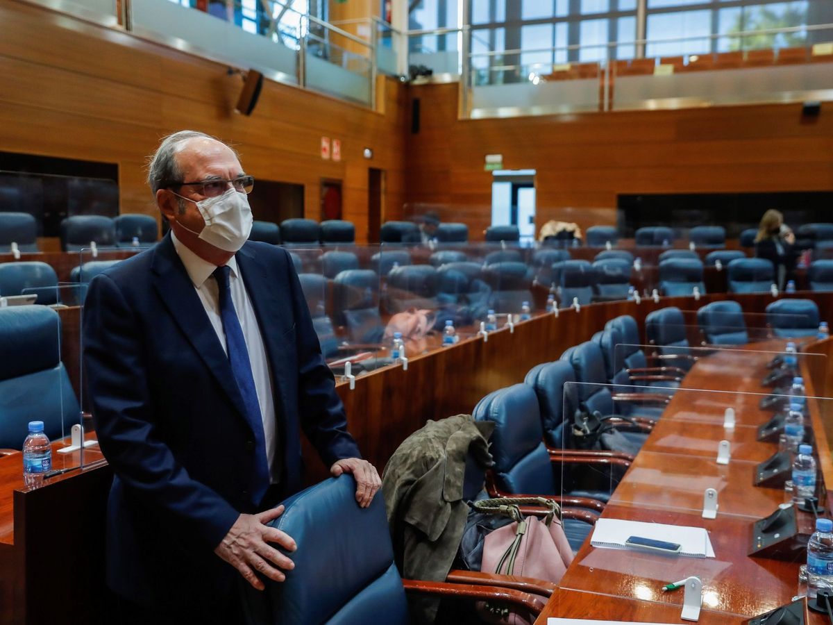 Foto: Ángel Gabilondo, en una imagen de archivo, en la Asamblea de Madrid. (EFE)