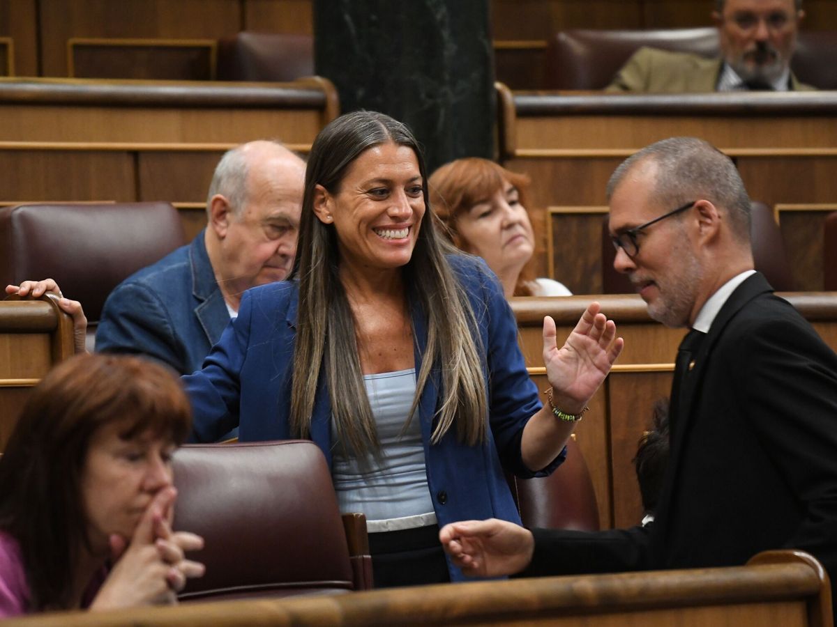 Foto: La portavoz de Junts en el Congreso, Miriam Nogueras. (Europa Press/Fernando Sánchez)