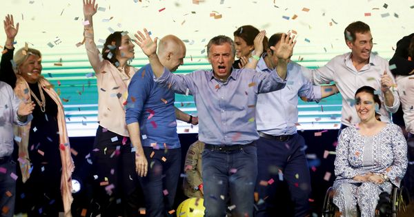 Foto: l presidente argentino, Mauricio Macri (c), celebra el resultado de las elecciones. (EFE