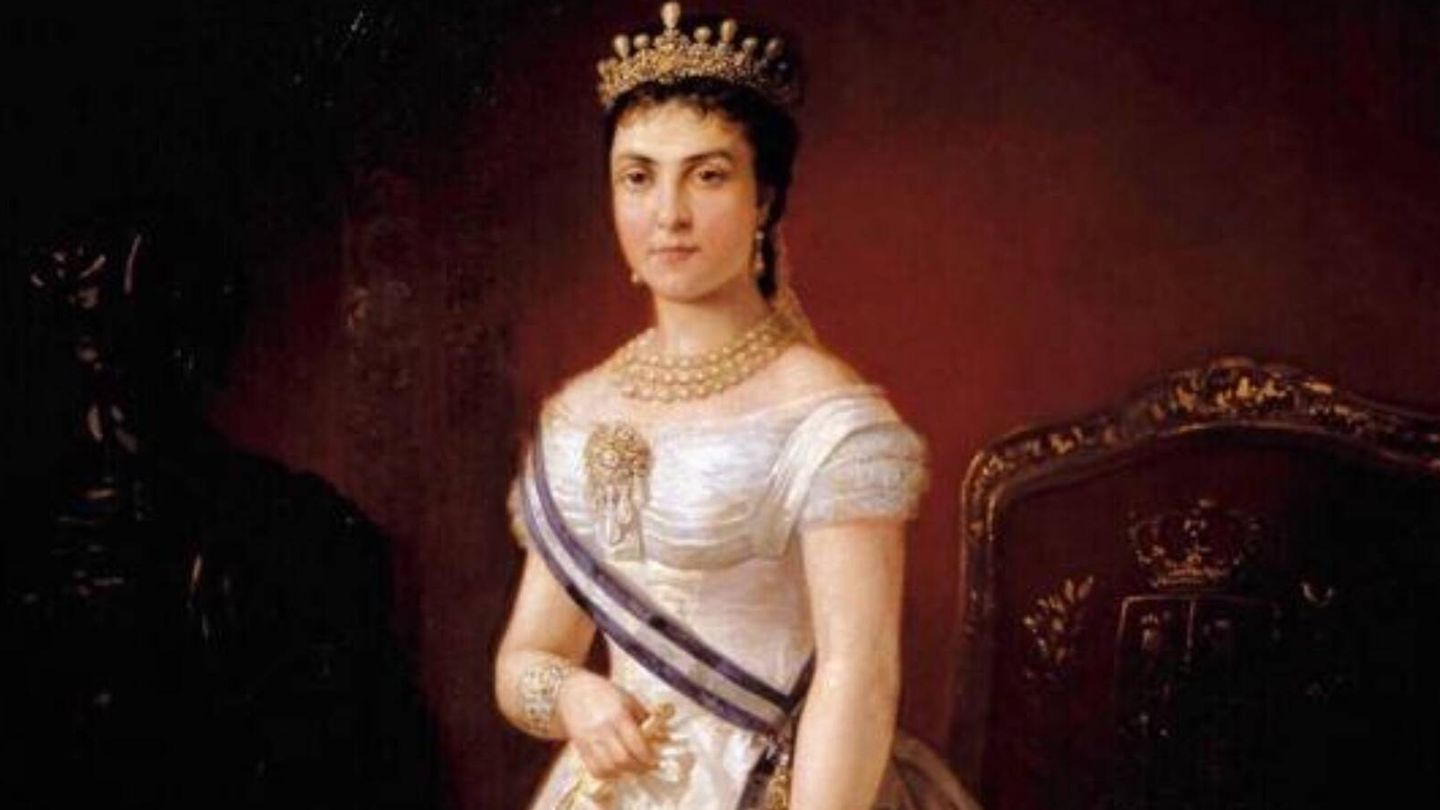 Retrato de la reina María de las Mercedes de 1878, por Eduardo Balaca y Canseco. (Museo de Historia de Madrid)