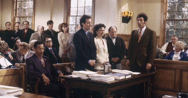 Foto: Imagen del último episodio de 'Seinfeld' emitido el 14 de mayo de 1998. 