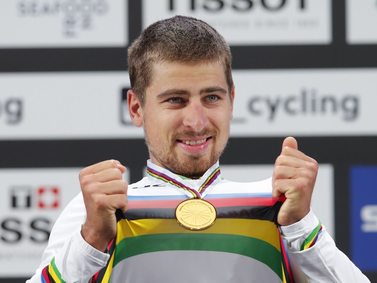 Las únicas medallas de Eslovaquia son las de Sagan. (EFE)