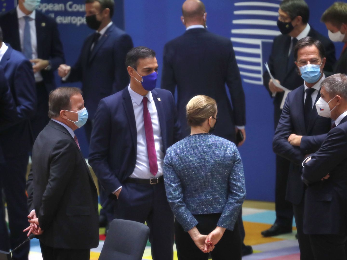 Líderes europeos durante el Consejo de esta semana. (Reuters)