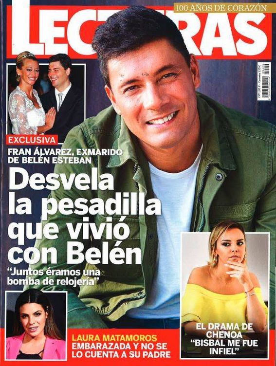 Fran Álvarez en la portada de la revista 'Lecturas'.