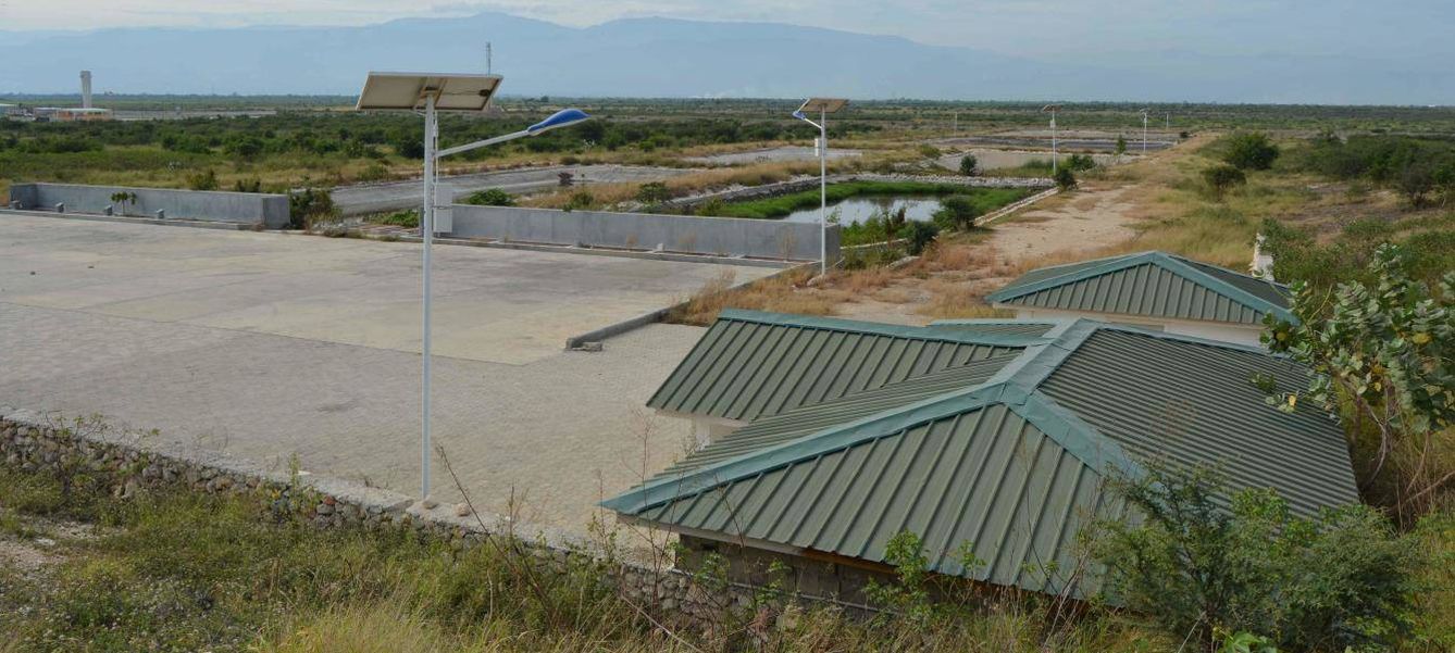 Construida en 2013 gracias al Fondo del Agua, la planta de excretas de Titanyen está en desuso. (M. G. R.)