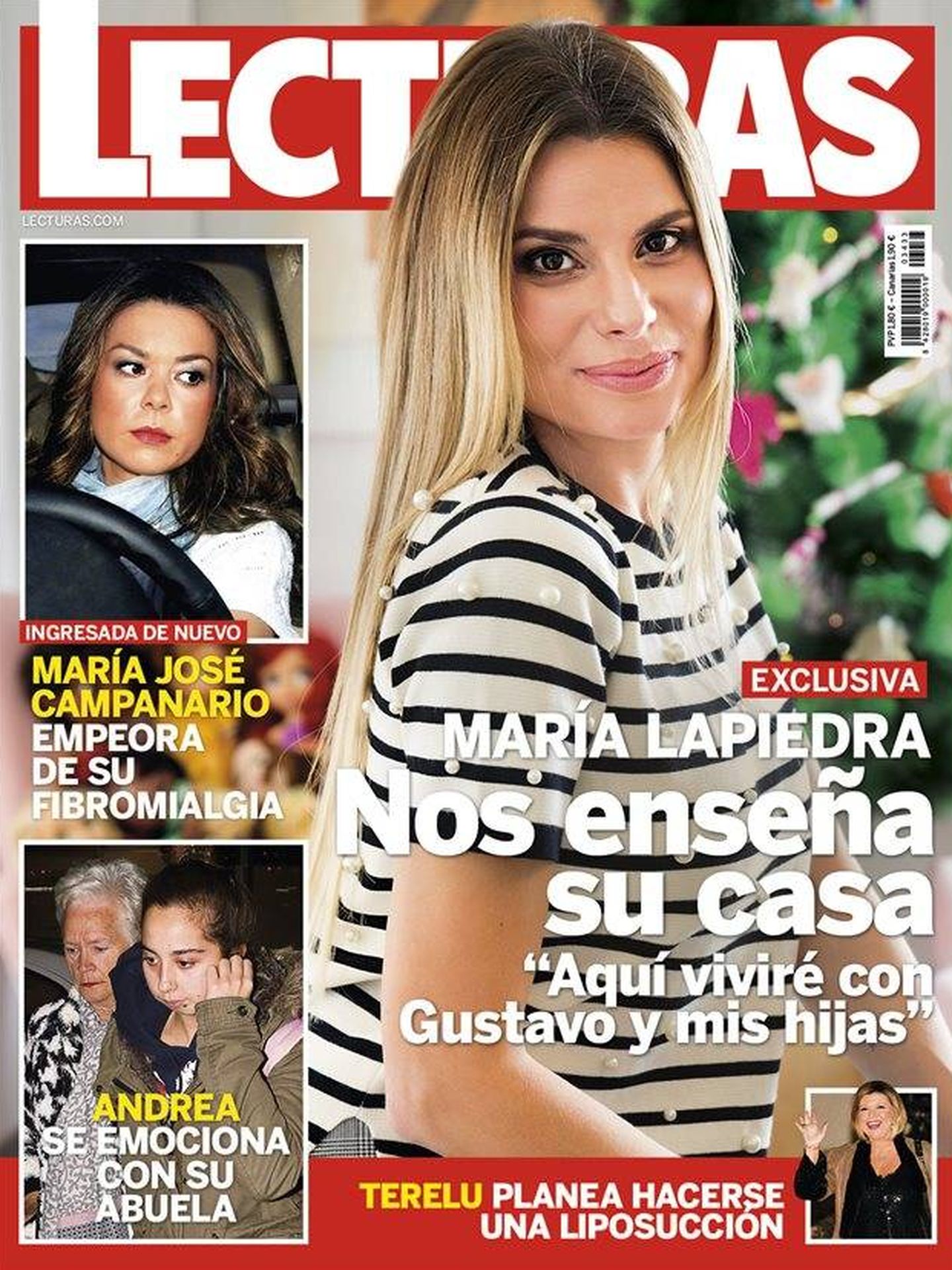 María Lapiedra en la portada de Lecturas. 