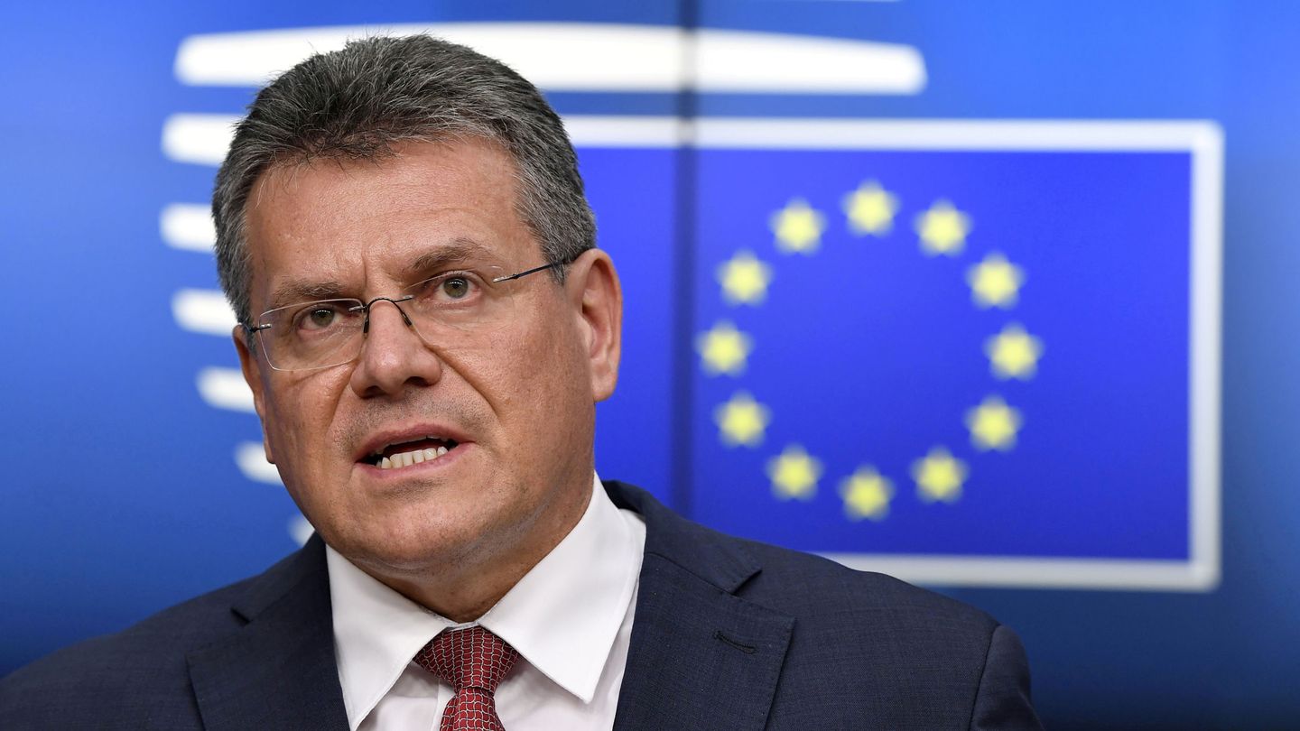 Maros Sefcovic, vicepresidente de la Comisión Europea. (Reuters)