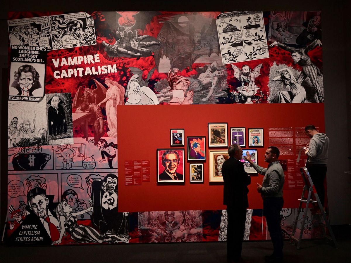 Foto: Exposición 'Vampiros. La evolución del mito'. (EFE)