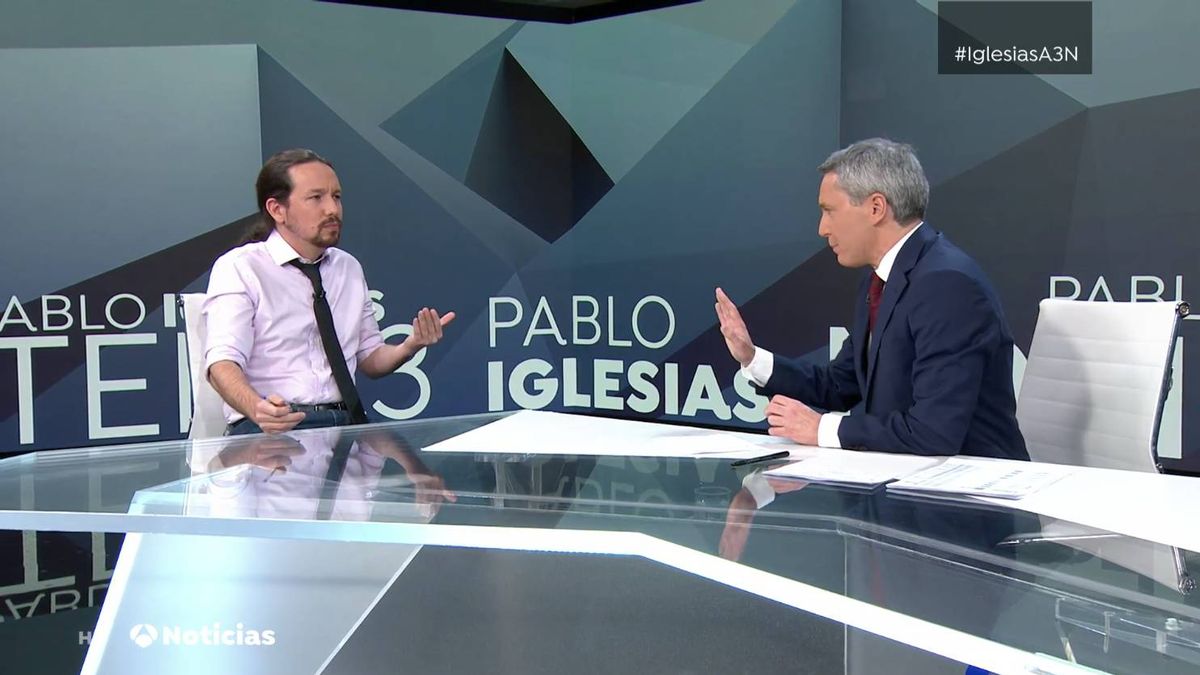 El dardo de Pablo Iglesias a Atresmedia tras la cuestionada pregunta de Vicente Vallés