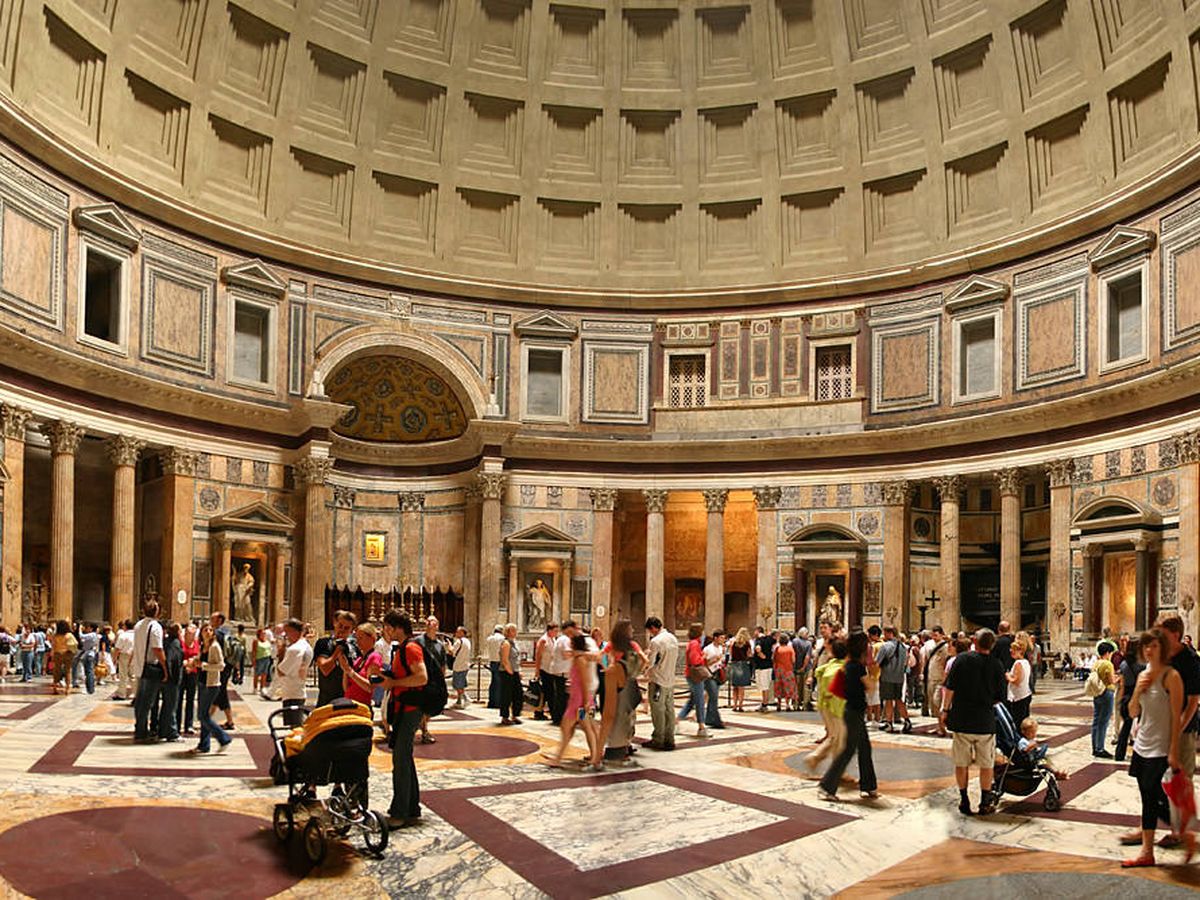 Foto: Imagen del Panteón de Roma en el que se encuentra enterrado Rafael. (CC/Wikimedia Commons)