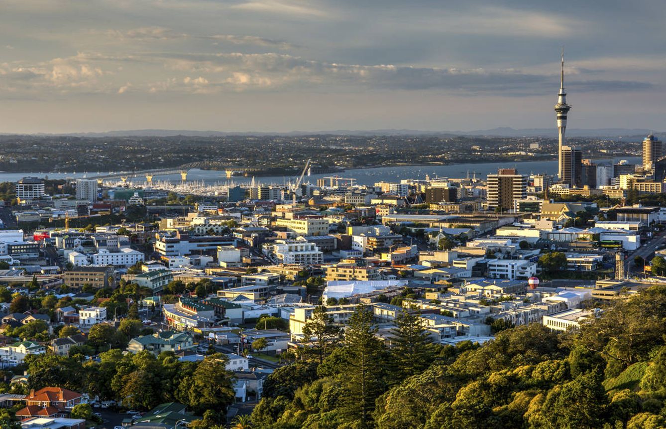 Vista sobre Auckland, Nueva Zelanda