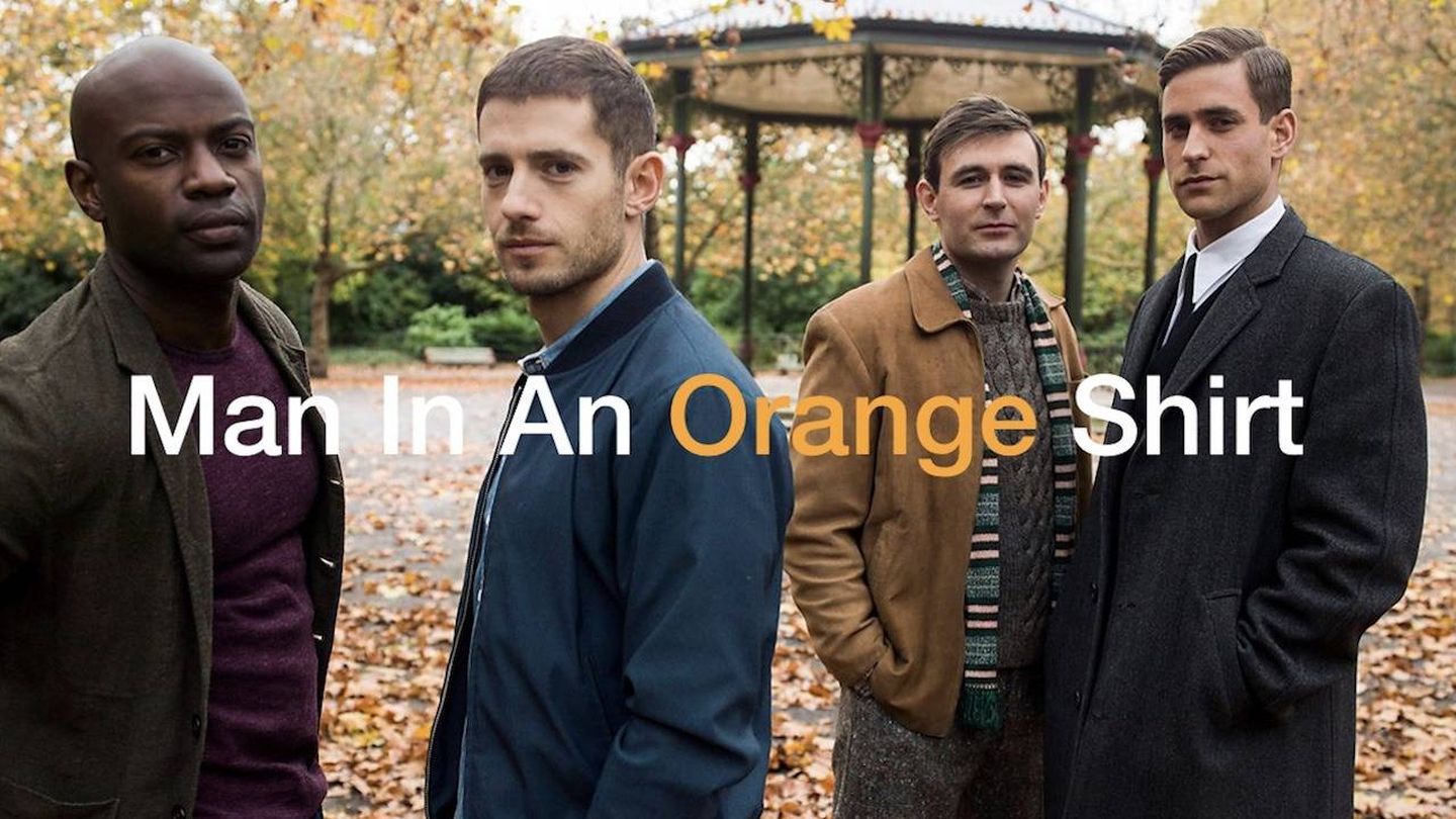 Imagen promocional de 'Man in an Orange Shirt'.