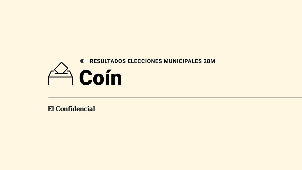 Escrutinio y ganador en Coín: resultados de las elecciones municipales de 2023