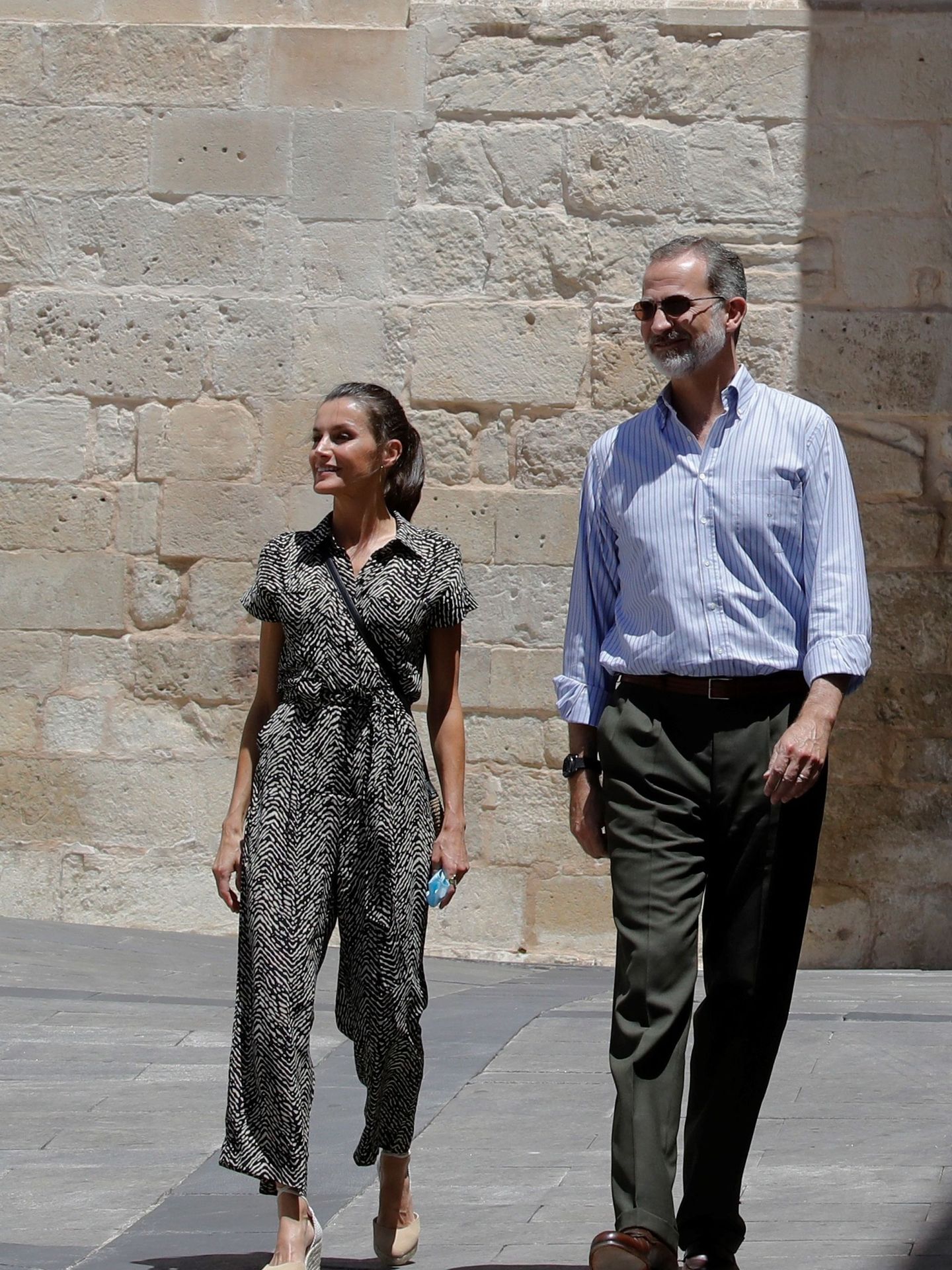 El rey Felipe VI y la reina Letizia, en Cuenca. (EFE)