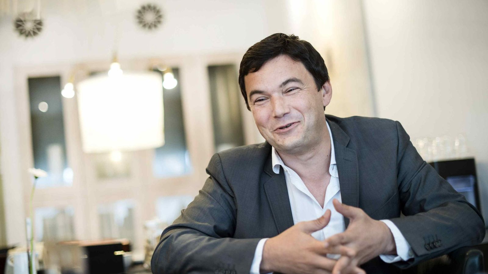 Foto: Thomas Piketty durante una reunión con los medios de comunicación en Suecia. (Reuters)