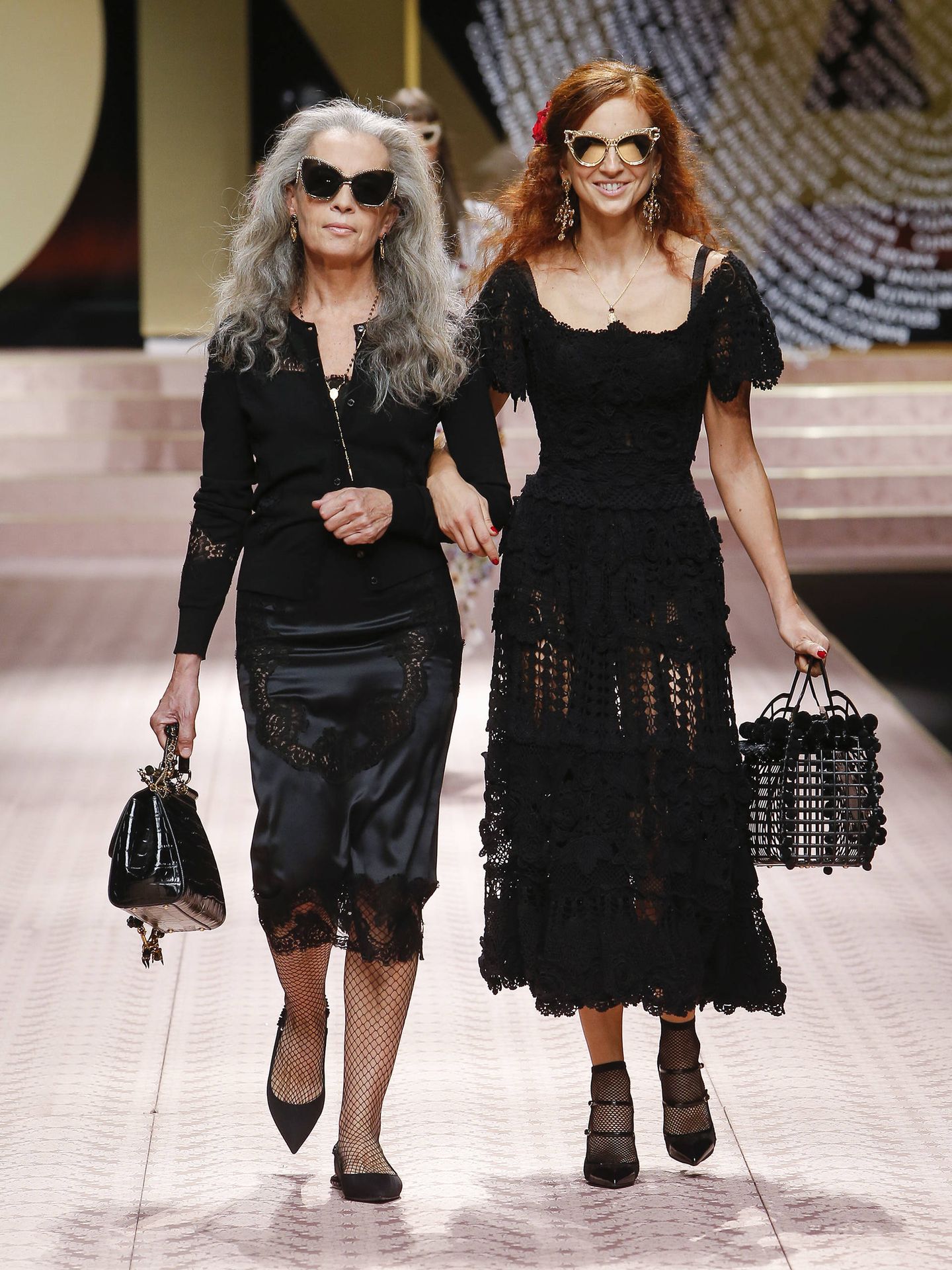 Un momento del ecléctico desfile. (Dolce & Gabbana)