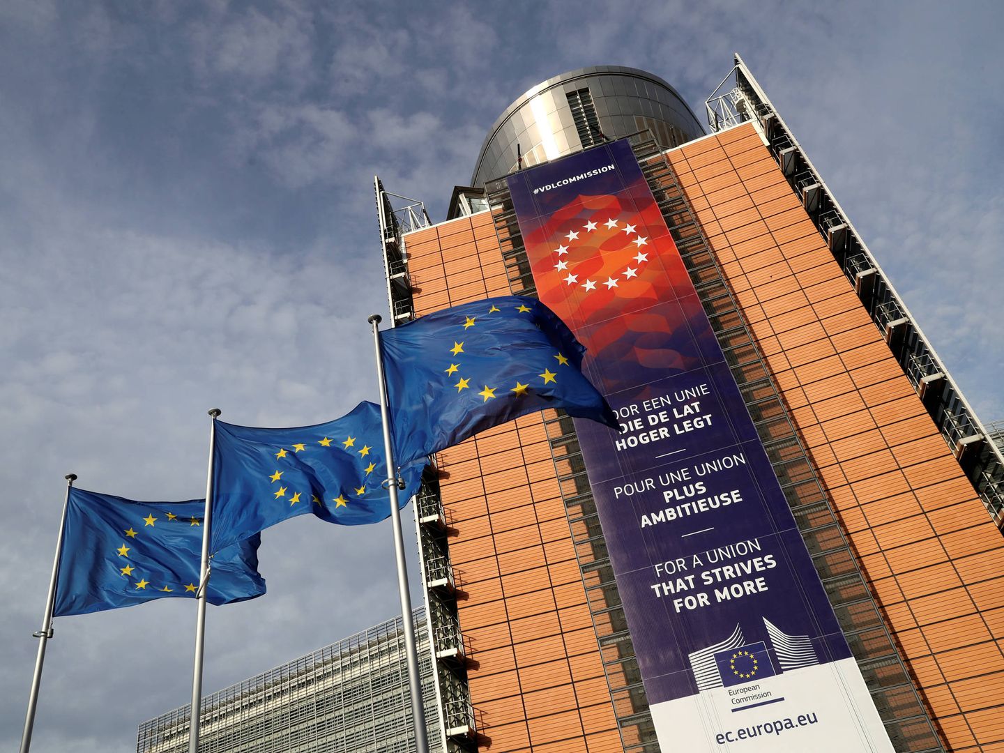 Sede de la Comisión Europea, en Bruselas. (EFE)