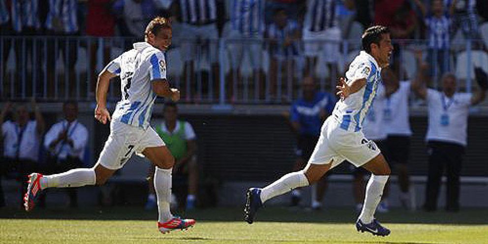 Foto: Saviola vuelve a la Liga por la puerta grande y da el triunfo al Málaga