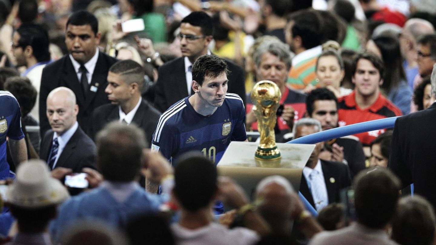Messi, tras perder la final contra Alemania en el Mundial de Brasil. (Reuters)