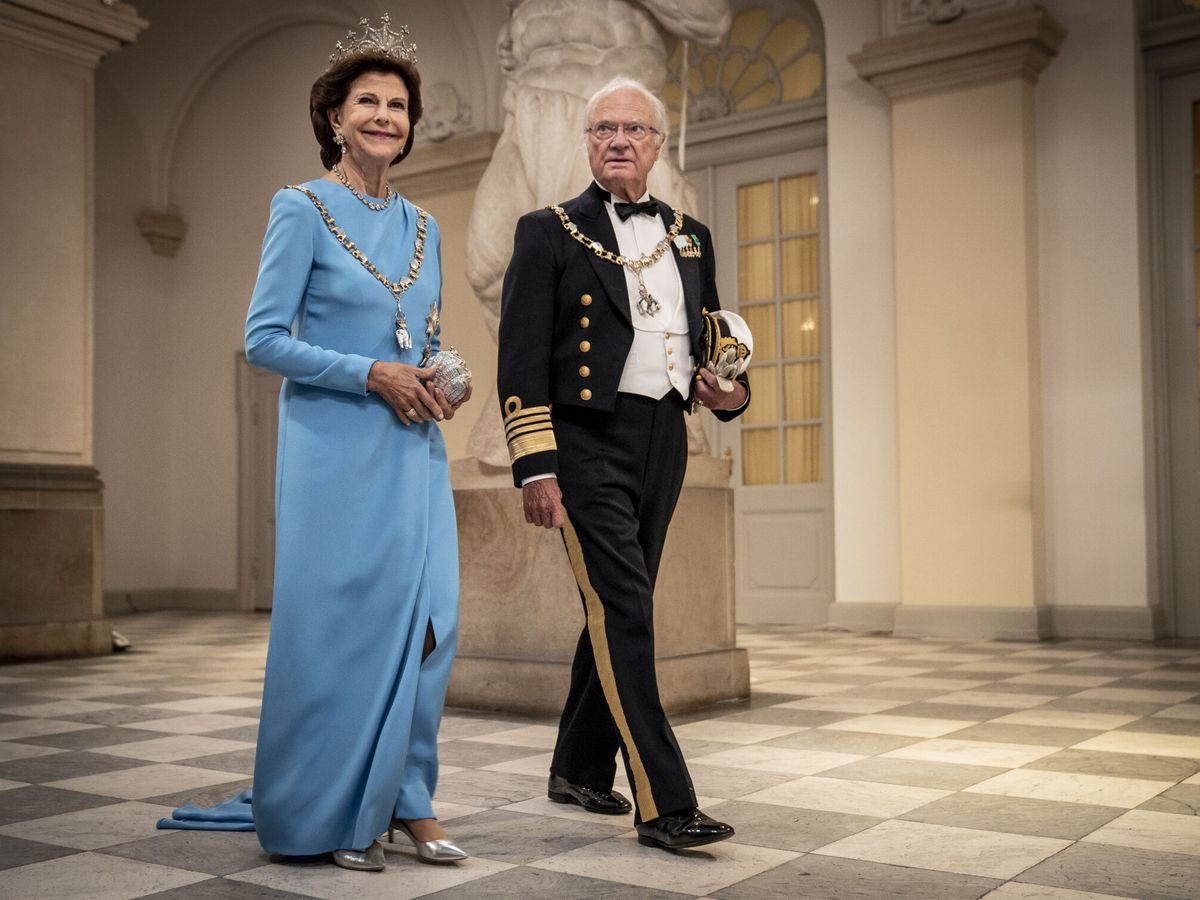 Foto: Carlos Gustavo y Silvia de Suecia, en la celebración del Jubileo de Oro del monarca. (EFE/EPA/Mads Claus Rasmussen)