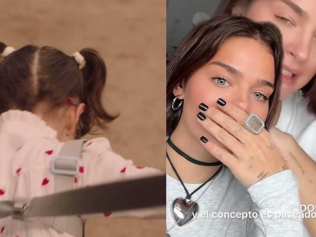 Foto: Paseadores de niños que los llevan al parque con arnés: la polémica campaña de los 'influencers' españoles. (Instagram)