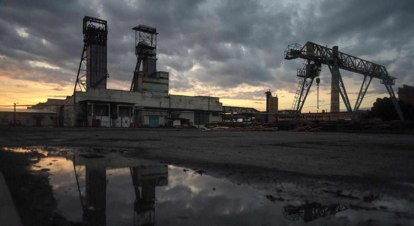Una mina de carbón Stepova en la población de Hlukhiv, 60 km al norte de Lviv, Ucrania. (EFE)