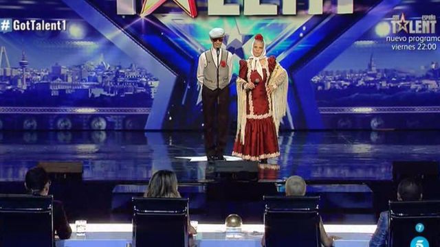 Agustín y Pilar triunfaron en 'Got Talent'. (Telecinco)