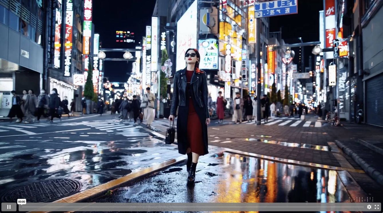 Un fotograma de un vídeo musical creado por inteligencia artificial. (OpenAI)