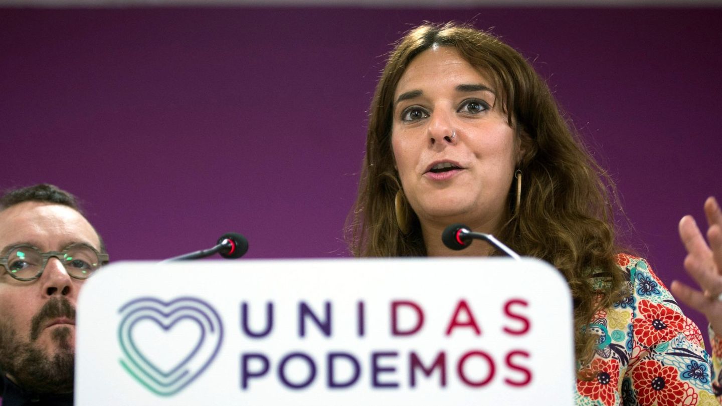 GRAF3616. MADRID, 01 04 2019.- Los coportavoces de Podemos Pablo Echenique y Noelia Vera. (EFE)