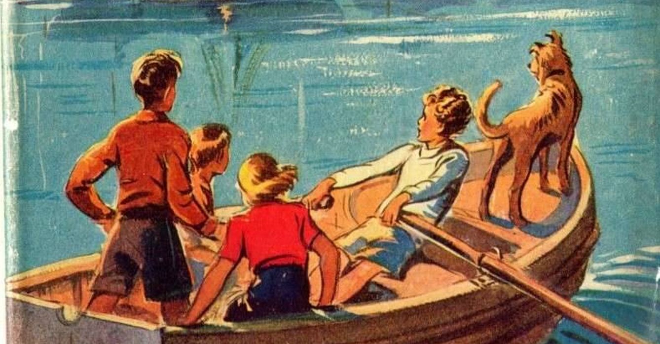 Los cinco pueden irse a explorar una isla en barco y nadie les dice nada.