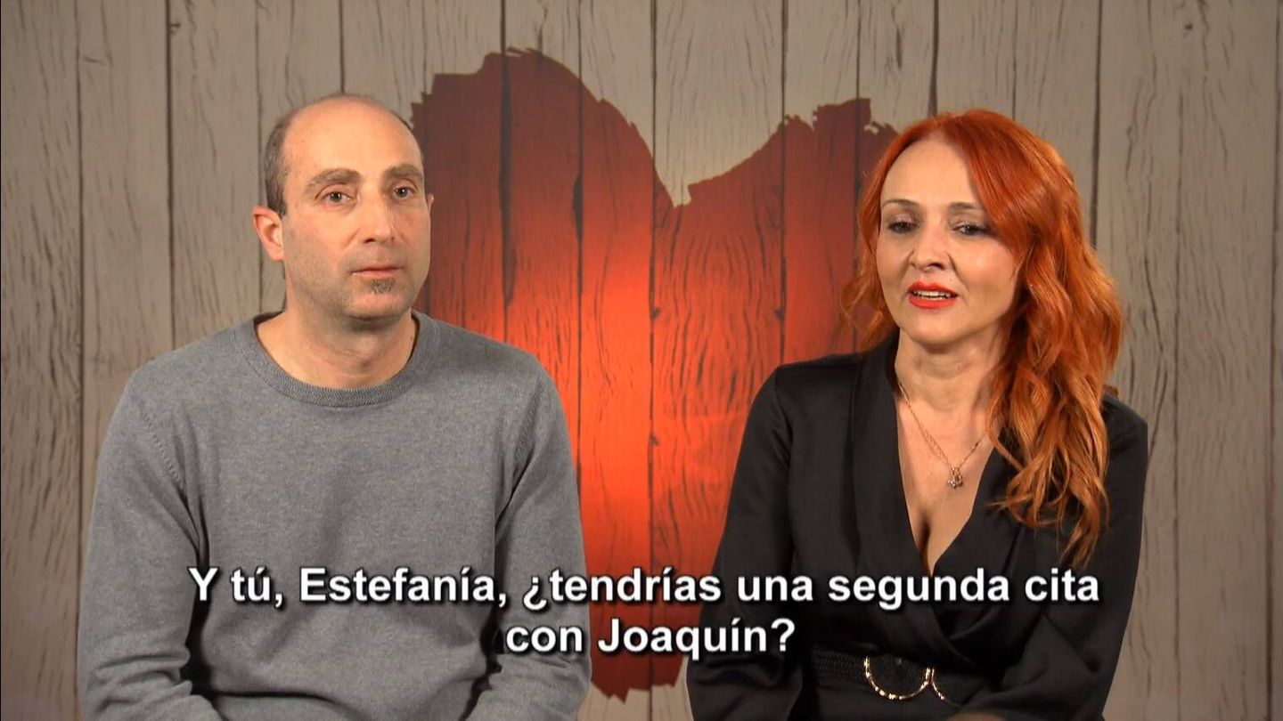 Joaquín y Estefanía, concursantes de 'First Dates'. (Mediaset España)