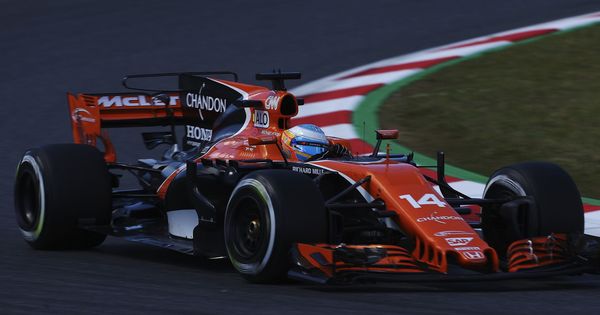 Foto: Imagen del McLaren de Fernando Alonso. (EFE)