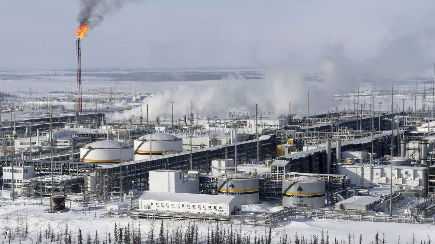 Refinería de petróleo en Krasnoyarsk, Rusia. (Reuters)